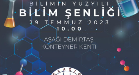 'Elazığ Belediyesi Bilimin Yüzyılı Bilim Şenliği' İçin Geri Sayım Başladı