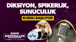 Elazığ Belediyesi Diksiyon, Spikerlik ve Sunuculuk Kursu Düzenliyor