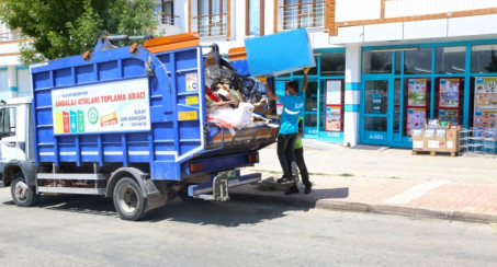 ELAZIĞ BELEDİYESİ GERİ DÖNÜŞÜM ÇALIŞMALARINI SÜRDÜRÜYOR