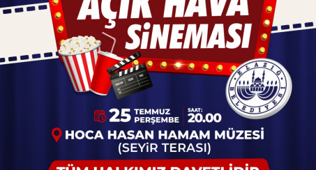 ELAZIĞ BELEDİYESİ, HARPUT'TA AÇIK HAVA SİNEMASI NOSTALJİSİ YAŞATACAK