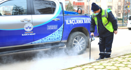 Elazığ Belediyesi, İlaçlama Çalışmalarını Sürdürüyor