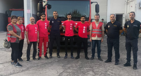 Elazığ Belediyesi İtfaiyesinden SAR Ekibine Destek Eğitimi