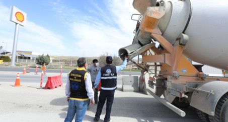 Elazığ Belediyesi'nden Beton Mikserlerine Denetim