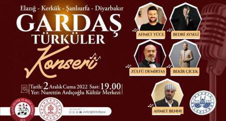 Elazığ Belediyesi'nden Gardaş Türküler Konseri