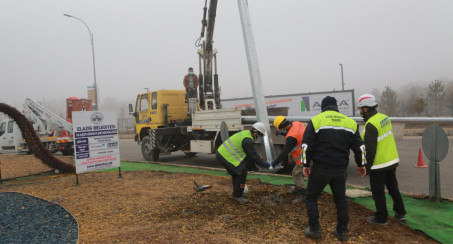 Elazığ Belediyesi'nden Hafta Sonu Mesaisi
