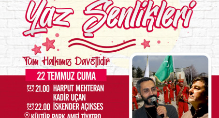 Elazığ Belediyesi'nden Kadir Uçan Ve İskender Açıkses Konseri