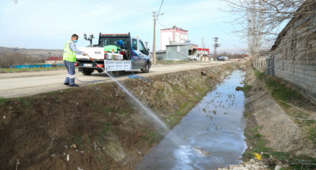 Elazığ Belediyesi'nden Larva İle Mücadele