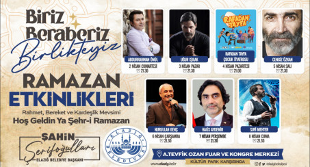 Elazığ Belediyesi'nden Muhteşem Ramazan Programı
