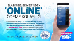 Elazığ Belediyesi'nden 'Online' Ödeme Kolaylığı