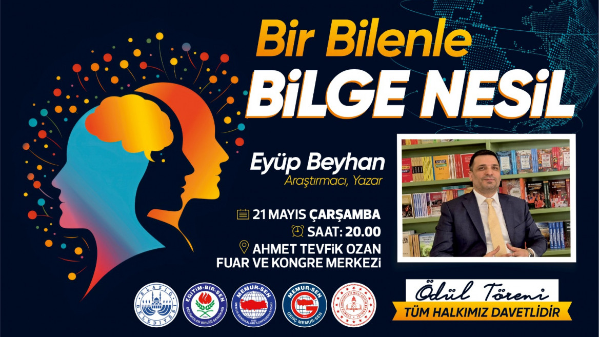 Elazığ Belediyesi'nin Desteklediği 'Bir Bilenle Bilge Nesil' Programının Ödül Töreni Yapılacak