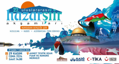 Elazığ Belediyesi'nin Düzenleyeceği 27. Uluslararası Hazar Şiir Akşamları, Başlıyor