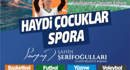 ELAZIĞ BELEDİYESİ'NİN ÜCRETSİZ YAZ SPOR KURSLARI BAŞLIYOR