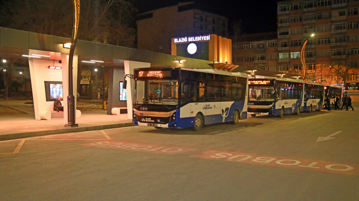 Elazığ Belediyesi, Otobüs Sefer Saatlerini Uzattı
