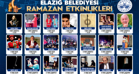 Elazığ Belediyesi Ramazan Etkinlikleri Başlıyor