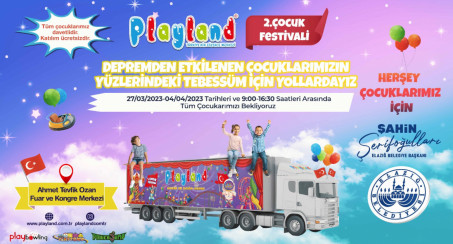 ELAZIĞ BELEDİYESİ TARAFINDAN 2. ÇOCUK FESTİVALİ DÜZENLENİYOR