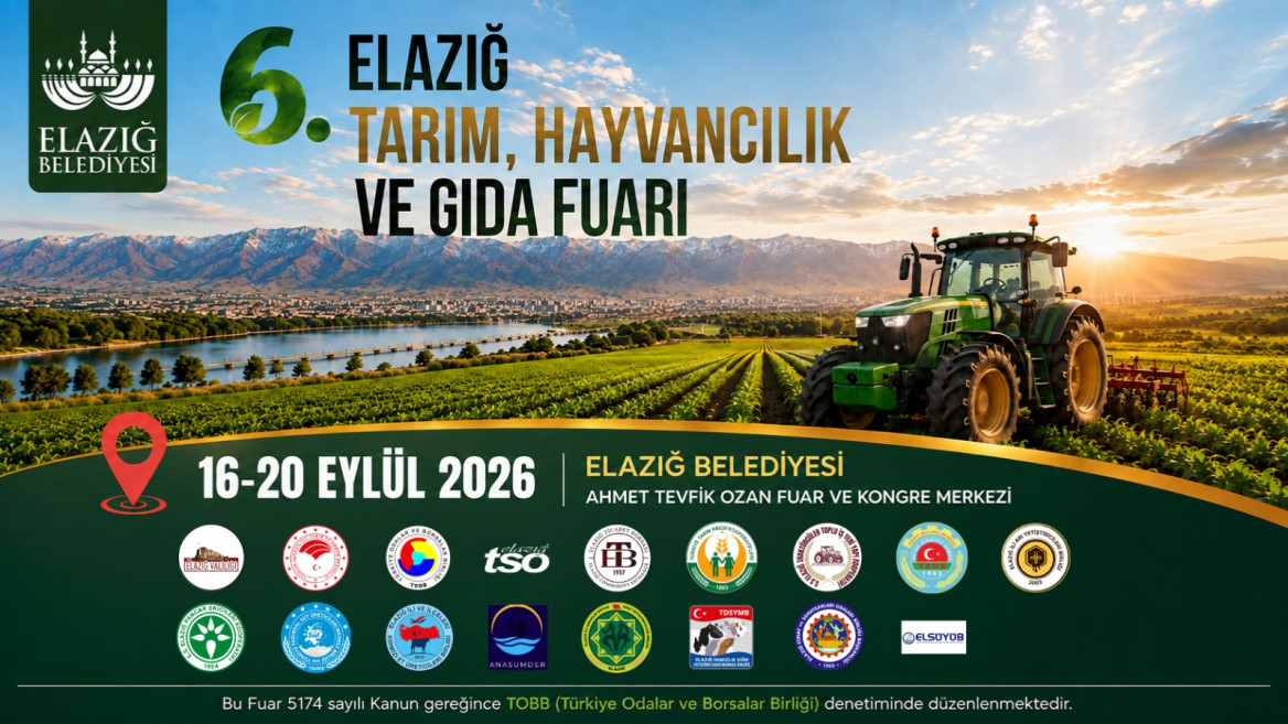 Elazığ Belediyesi Tarafından 6. Kez Tarım Fuarı Düzenlenecek