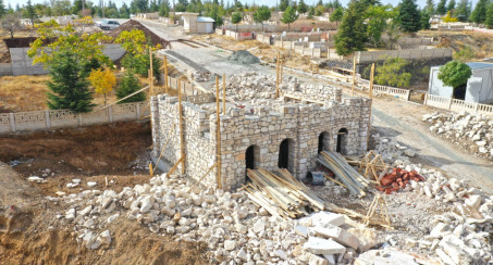 Elazığ Belediyesi Tarafından Harput'ta Yapılan Mescit'in İnşa Çalışmaları Sürüyor