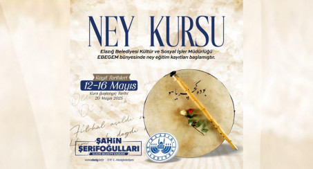 Elazığ Belediyesi Tarafından Ücretsiz Ney Kursu Düzenlenecek