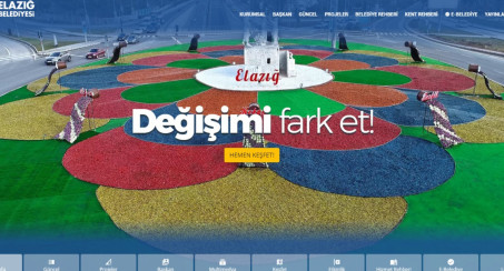 ELAZIĞ BELEDİYESİ WEB SİTESİ YENİ TASARIMIYLA YAYINDA
