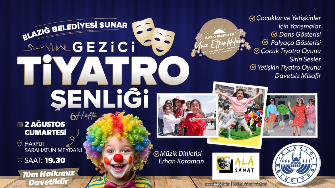 Elazığ Belediyesi Yaz Etkinlikleri Dolu Dolu Geçiyor