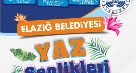 ELAZIĞ BELEDİYESİ YAZ ŞENLİKLERİ BAŞLIYOR