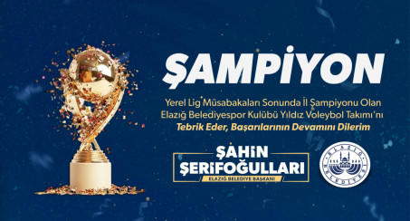 Elazığ Belediyespor Kulübü Voleybol Takımı, Şampiyon Oldu