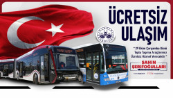 Elazığ'da 29 Ekim'de Toplu Ulaşım Ücretsiz