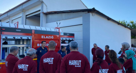 Elazığ İtfaiyesi'nden HARKUT'a Yönelik Yangın Eğitimi