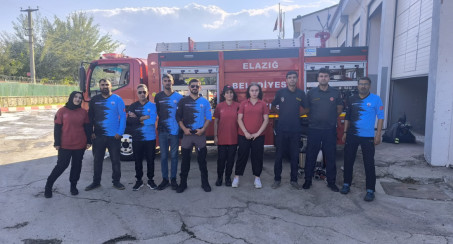 Elazığ İtfaiyesi'nden TAMGAKUT'a Yangın Eğitimi