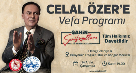 Elazığ Musikisinin Üstatlarından Celal Özer'e Vefa