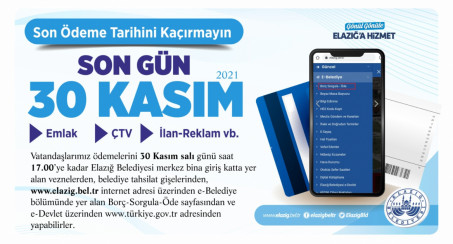 Emlak, Çtv, İlan ve Reklam Vergi Ödemeleri İçin Yarın Son Gün