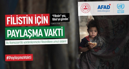 Filistin Yardım İçin Kampanyası Başlatıldı