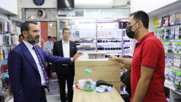 Başkan Şerifoğulları, Esnaf Ziyaretlerine Devam Ediyor