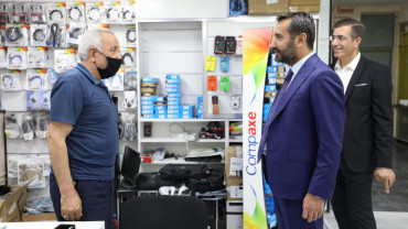 Başkan Şerifoğulları, Esnaf Ziyaretlerine Devam Ediyor
