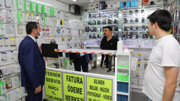 Başkan Şerifoğulları, Esnaf Ziyaretlerine Devam Ediyor