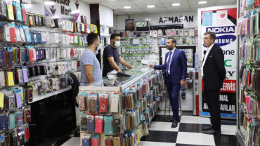 Başkan Şerifoğulları, Esnaf Ziyaretlerine Devam Ediyor