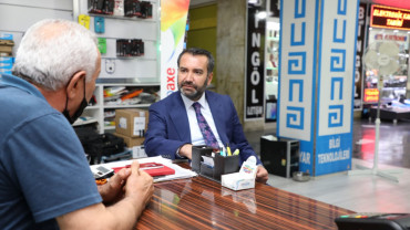 Başkan Şerifoğulları, Esnaf Ziyaretlerine Devam Ediyor