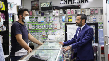 Başkan Şerifoğulları, Esnaf Ziyaretlerine Devam Ediyor