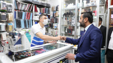 Başkan Şerifoğulları, Esnaf Ziyaretlerine Devam Ediyor