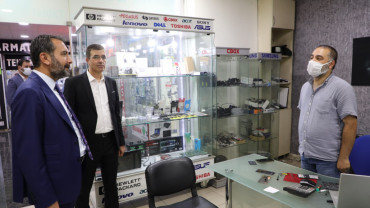 Başkan Şerifoğulları, Esnaf Ziyaretlerine Devam Ediyor