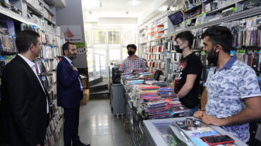 Başkan Şerifoğulları, Esnaf Ziyaretlerine Devam Ediyor