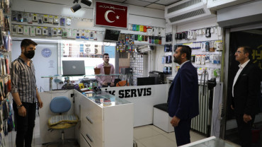 Başkan Şerifoğulları, Esnaf Ziyaretlerine Devam Ediyor