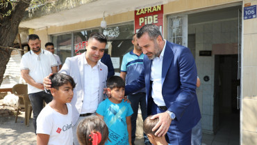 BAŞKAN ŞERİFOĞULLARI, SAHA ÇALIŞMALARINI SÜRDÜRÜYOR