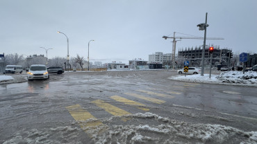 Elazığ Belediyesi'nden Kent Genelinde Karla Mücadele Çalışması