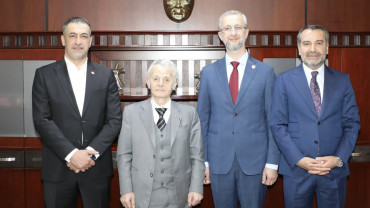 Başkan Şerifoğulları, Kırım Türkleri Lideri Kırımoğlu'nu Ağırladı