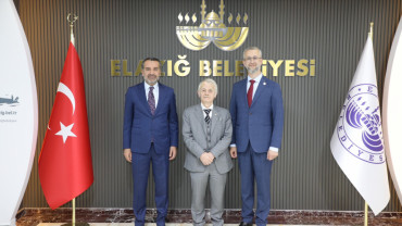 Başkan Şerifoğulları, Kırım Türkleri Lideri Kırımoğlu'nu Ağırladı