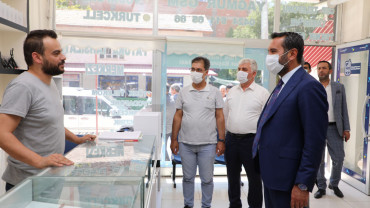Başkan Şerifoğulları'ndan İlçelere Ziyaret