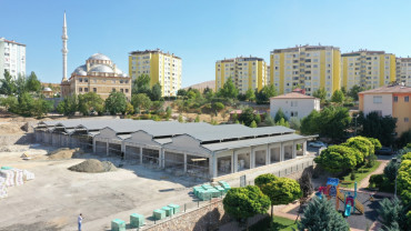 Hilalkent Sosyal Hizmet Binası İnşaatı Hızla İlerliyor