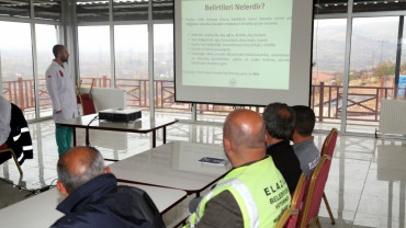 Elazığ Belediyesi 'Kuduz ve Hayvan Isırıklarında İlk Yardım' Konulu Seminer Düzenledi
