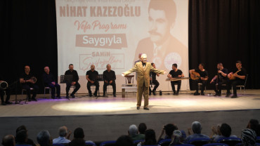 Elazığ Belediyesi, Mahalli Müziğimizin Usta İsmi Nihat Kazezoğlu'na Vefa Programı Düzenledi